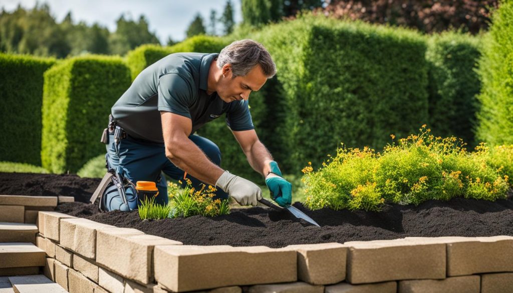 Trust the Experts for Your Terraced Garden Retaining Wall Project