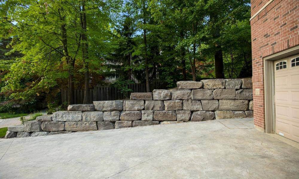 unique retaining wall design